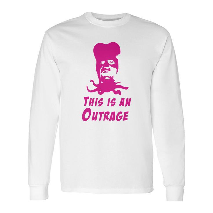 Mighty Boosh - Tony Harrison - This Is An Outrage Long Sleeve T-Shirt