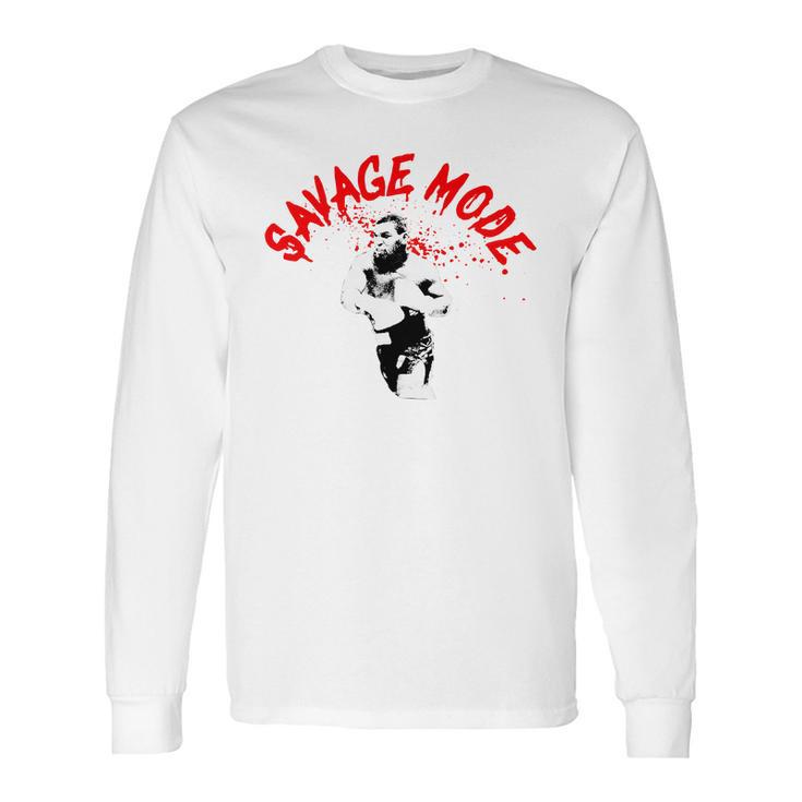 Mike Tyson Savage Mode Shirt Long Sleeve T-Shirt