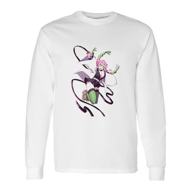 Mitsuri Kanroji Demon Slayer Long Sleeve T-Shirt