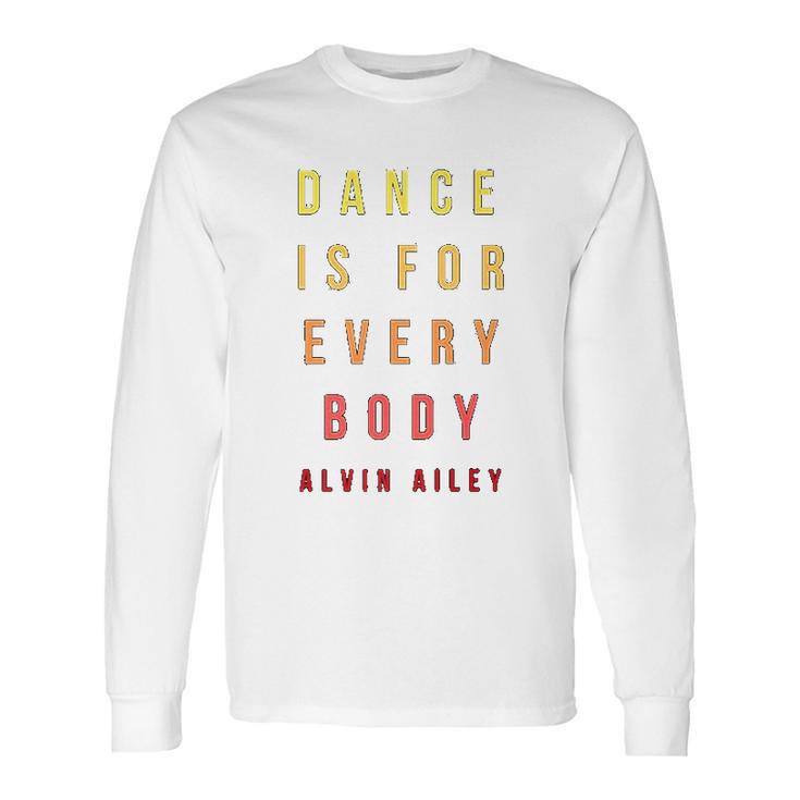 Modern Dance Alvin Ailey Dancer Long Sleeve T-Shirt