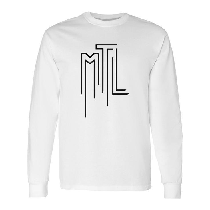 Mtl - Montreal Long Sleeve T-Shirt