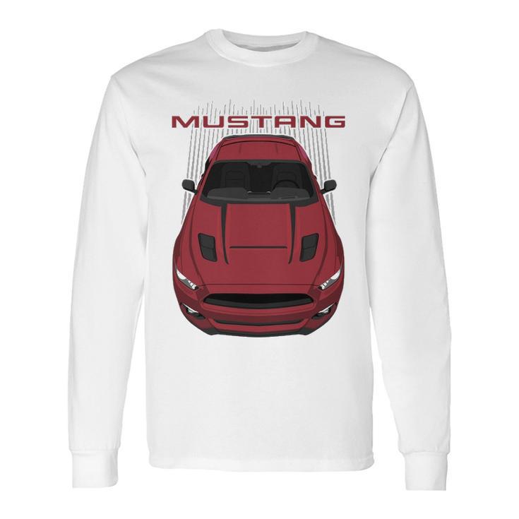 Mustang Gt Cs 2016 2017   Ruby Red Long Sleeve T-Shirt