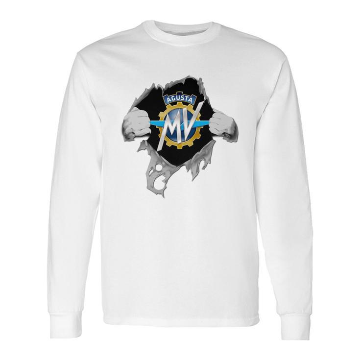 Mv Agusta Logo Long Sleeve T-Shirt