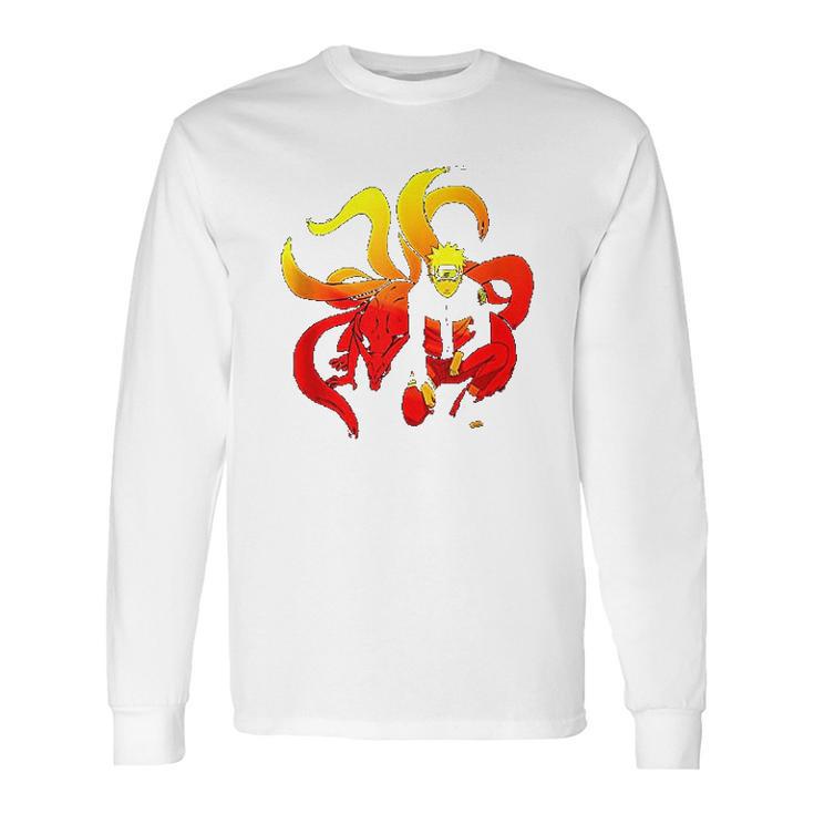 Naruto Shippuden Naruto And 9 Tails Long Sleeve T-Shirt