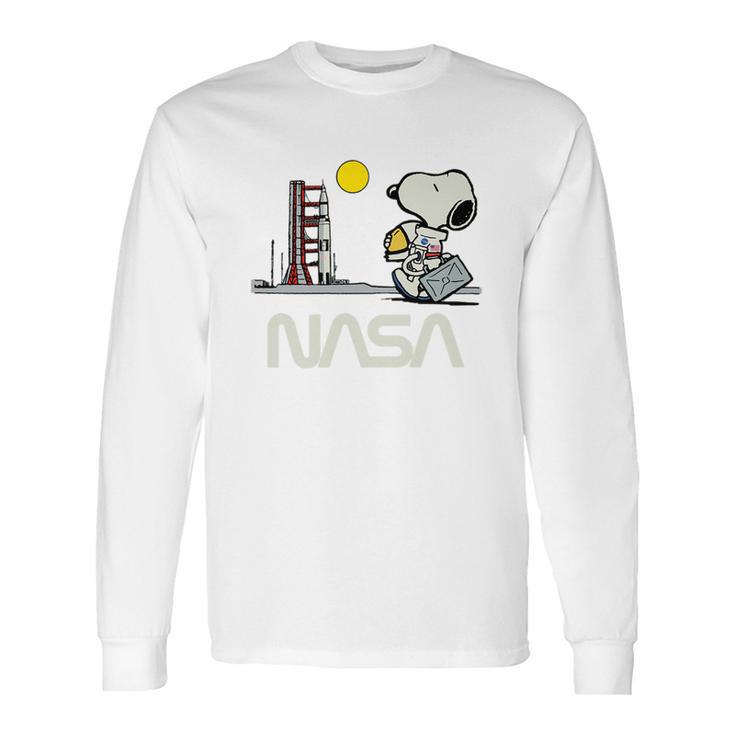 Nasa Snoopy Long Sleeve T-Shirt