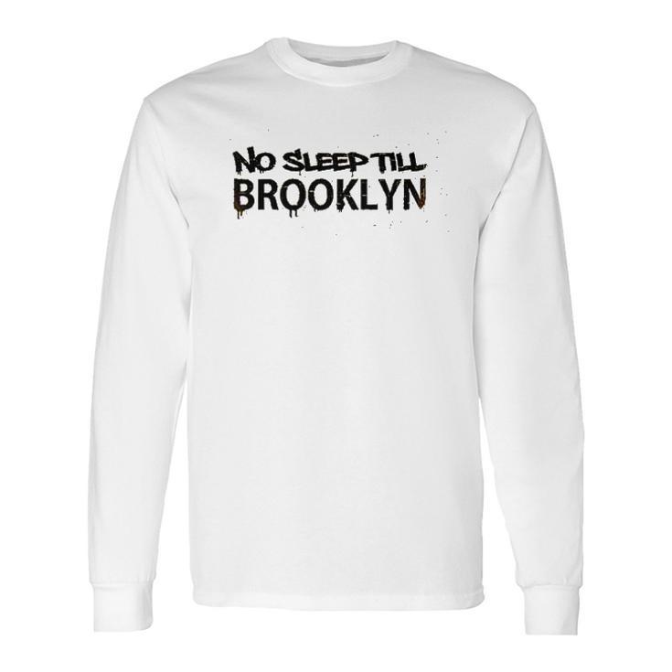 New York City Nyc Brooklyn Love Retro Big Apple Graphic Long Sleeve T-Shirt