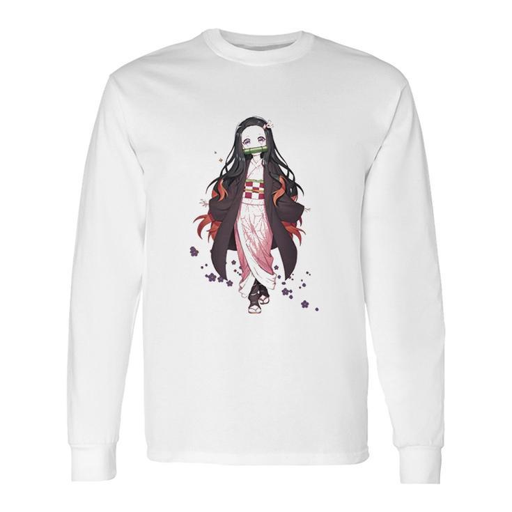 Nezuko Kamado Demon Slayer Long Sleeve T-Shirt