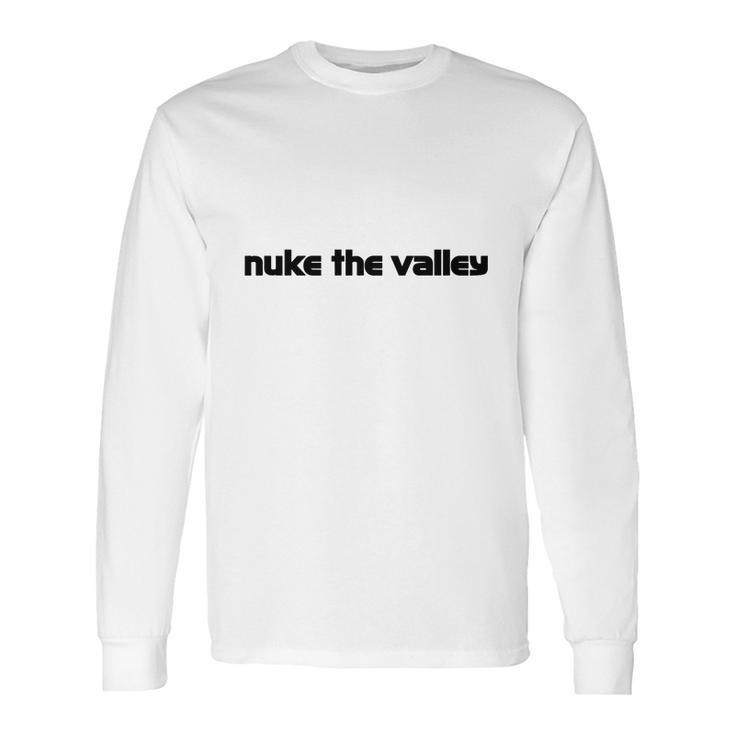 Nuke The Valley Sports Bra By American Apparel Long Sleeve T-Shirt