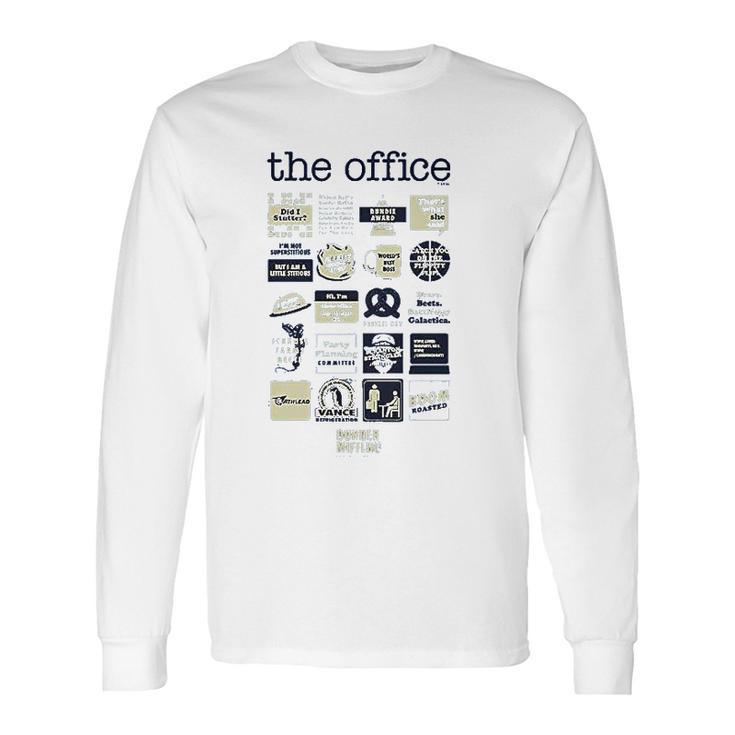 The Office Quote Mashup Long Sleeve T-Shirt