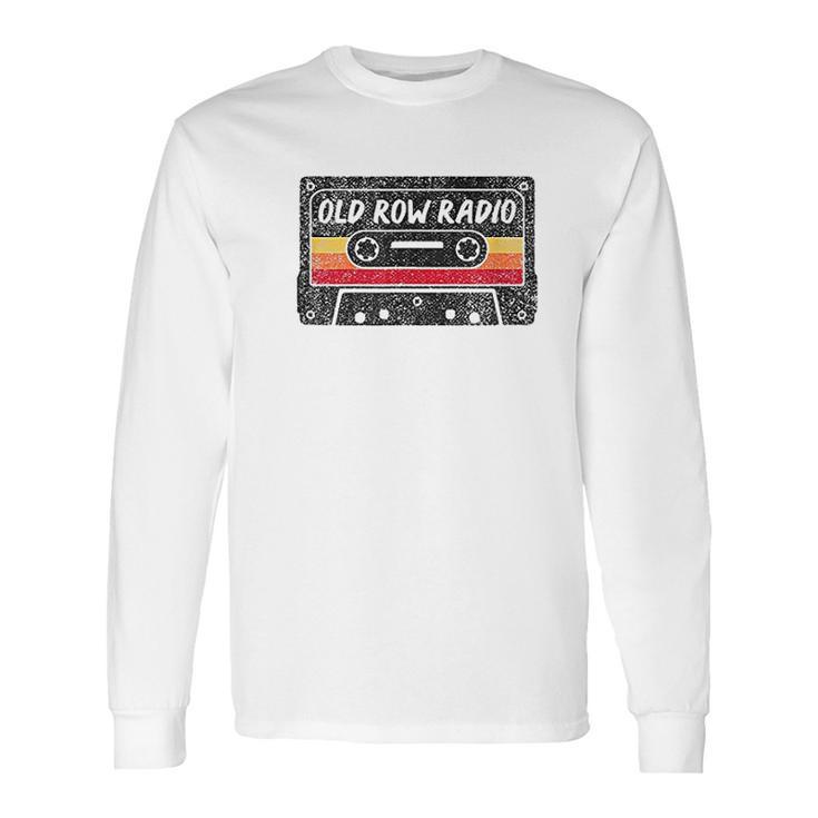 Old Row Radio Cassette Long Sleeve T-Shirt