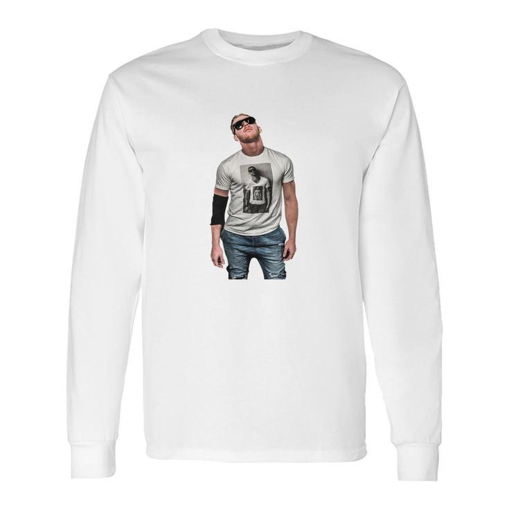 Orange Cassidy Photo Fashion Relaxed Long Sleeve T-Shirt