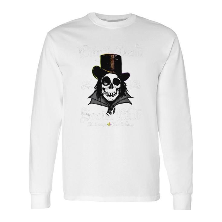 Original New Orleans Voodoo Doctor Goth Skull Halloween Shirt Long Sleeve T-Shirt