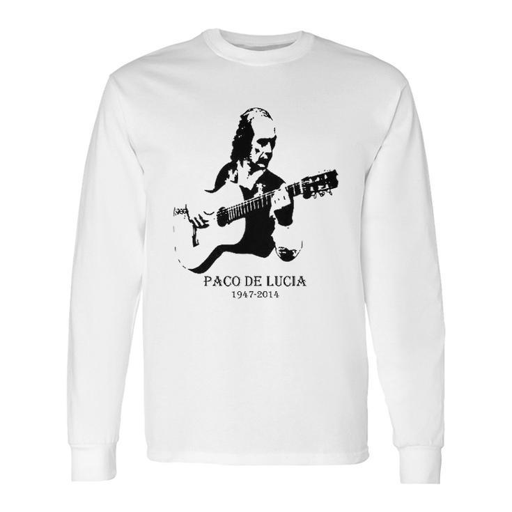 Paco De Lucia Silhouette Vintage Long Sleeve T-Shirt