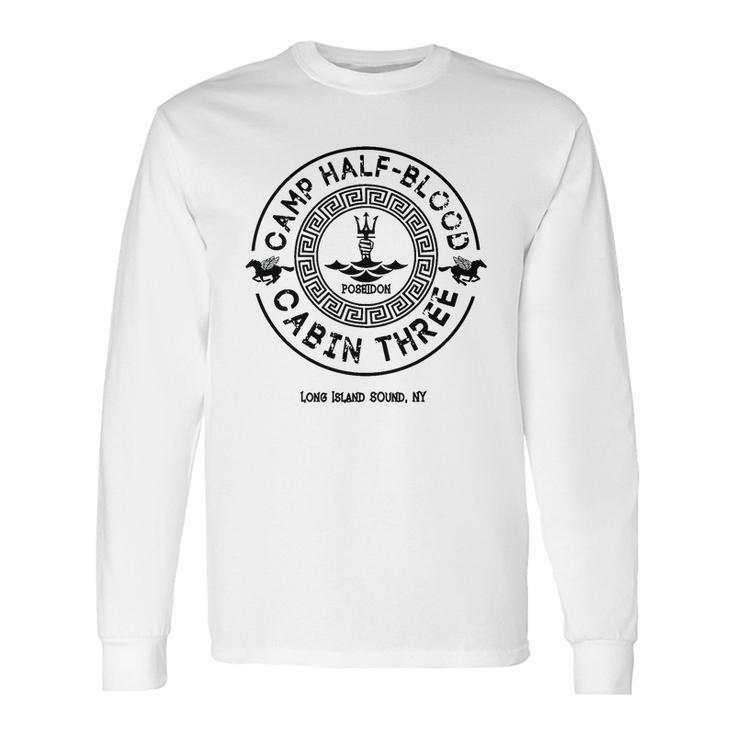 Percy Jackson - Camp Half-Blood - Cabin Three - Poseidon Long Sleeve T-Shirt