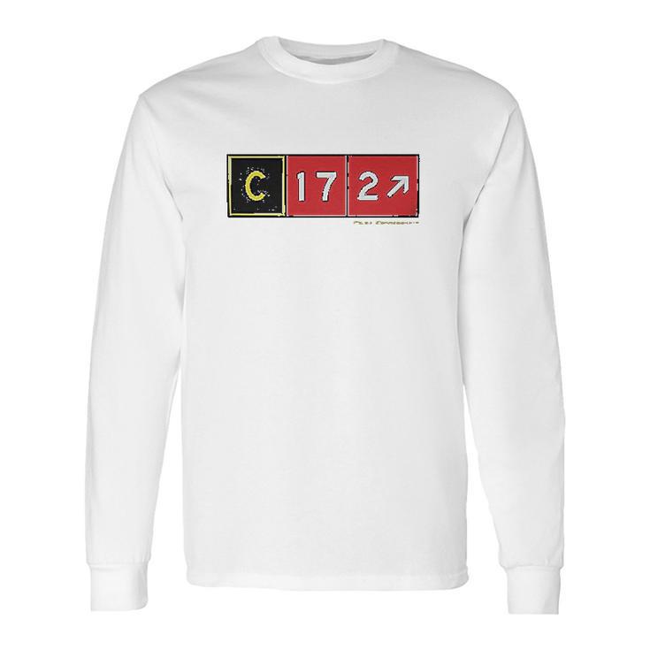 Pilot  Cessna 172 Long Sleeve T-Shirt