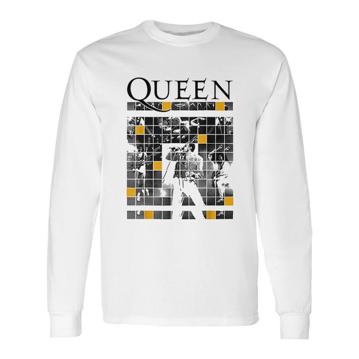 Queen Official Live Concert Blocks Long Sleeve T-Shirt