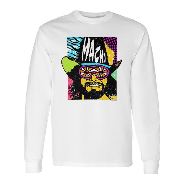 Randy Macho Man Savage Funny Graphic Long Sleeve T-Shirt