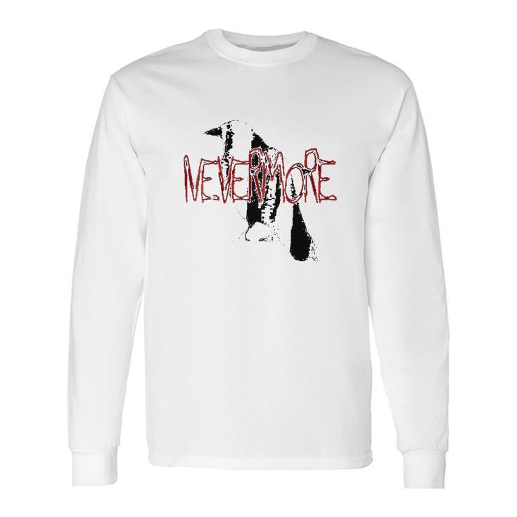 The Raven Nevermore Edgar Allan Poe Long Sleeve T-Shirt