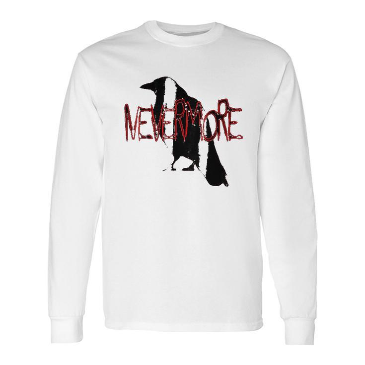 The Raven Nevermore Edgar Allan Poe Long Sleeve T-Shirt