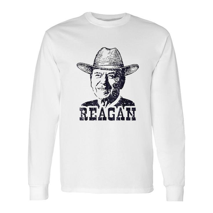 Reagan Face Long Sleeve T-Shirt