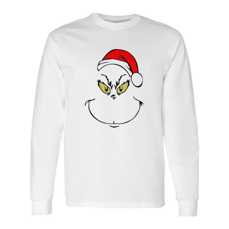 Resting Grinch Face Shirt Long Sleeve T-Shirt