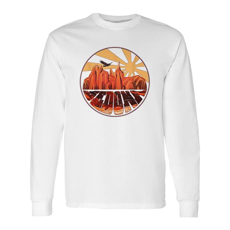 Retro Vintage Sedona Arizona Long Sleeve T-Shirt