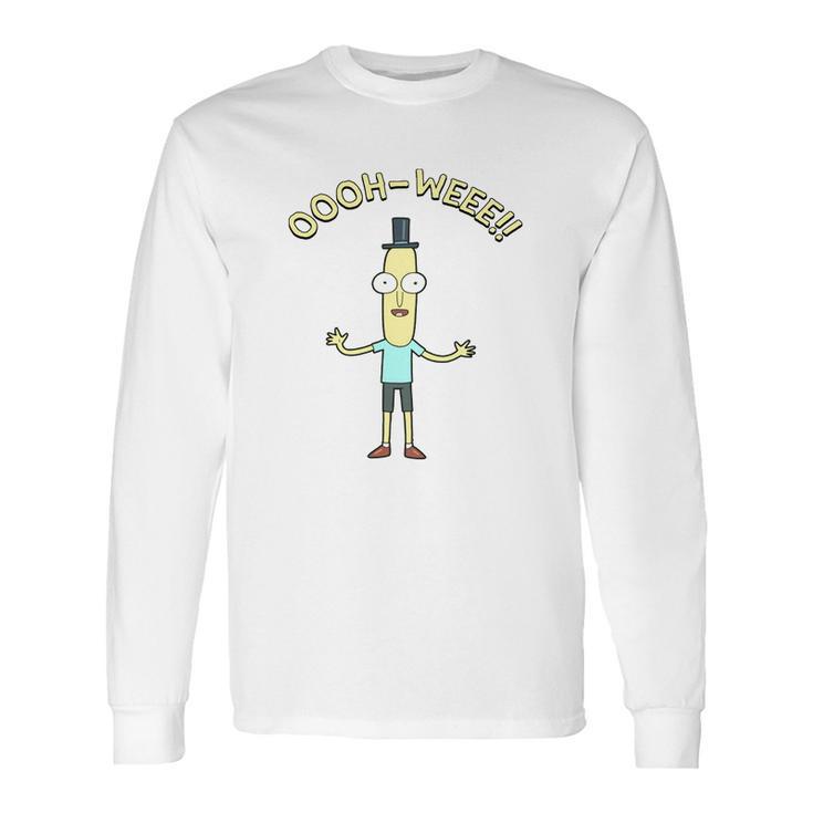 Rick &Ampamp Morty Mr Poopy Butthole Oooh WeeeShirt Ricks And Mortys T Shirt Mr Poopy Butthole Tee Long Sleeve T-Shirt