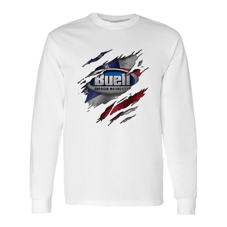 Ripped Buell Long Sleeve T-Shirt