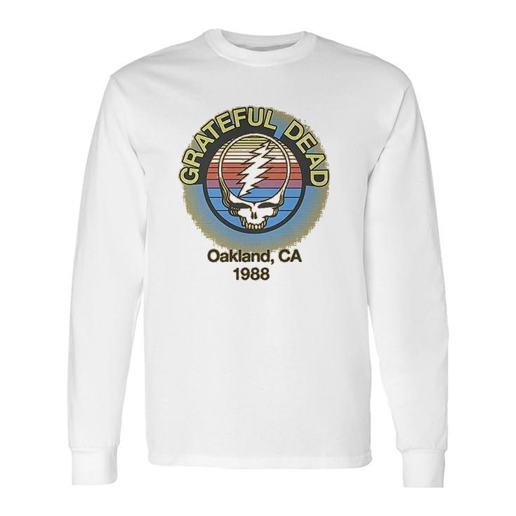 Ripple Junction Grateful Dead Adult Unisex Oakland 88 Light Weight 100 Cotton Crew Long Sleeve T-Shirt