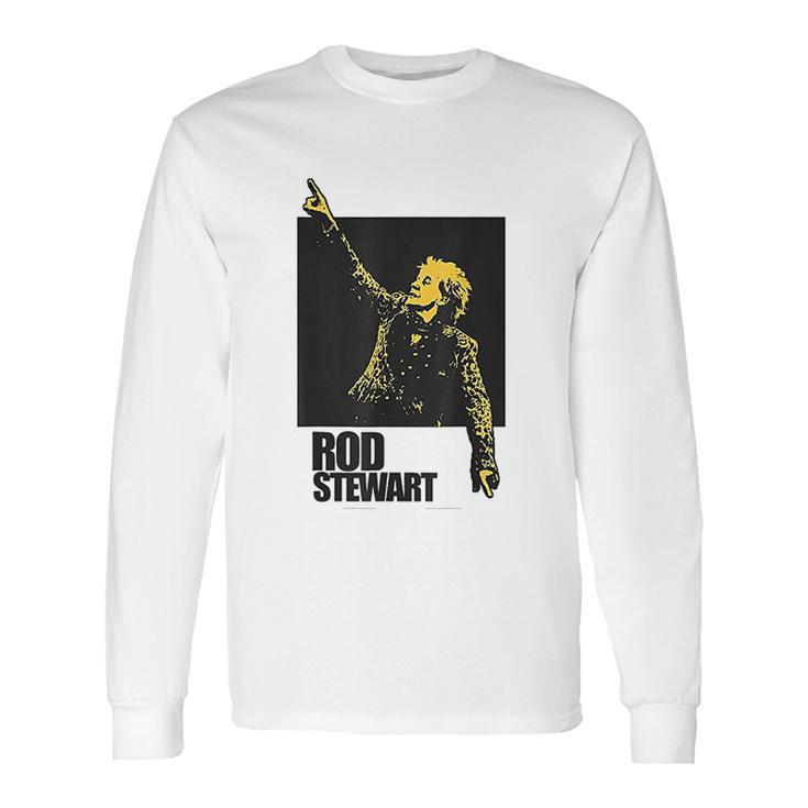 Rod Stewart Pointing Photo Long Sleeve T-Shirt