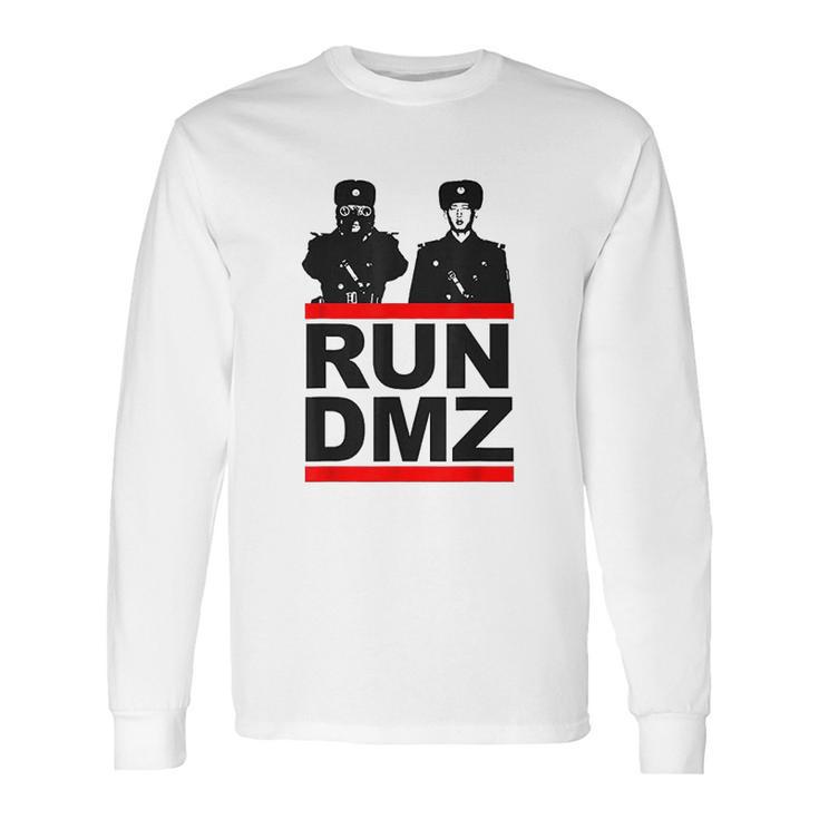 Run Dmz Funny Communist North Korea Long Sleeve T-Shirt