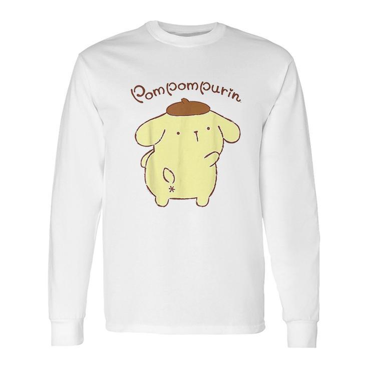 Sanrio Pompompurin Backside Long Sleeve T-Shirt