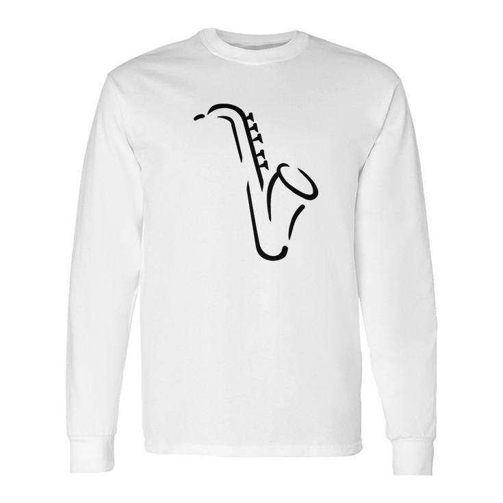 Saxophone T-Shirts - Mens T-Shirt Long Sleeve T-Shirt