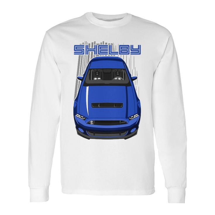 Shelby Gt500 S197   Blue Long Sleeve T-Shirt