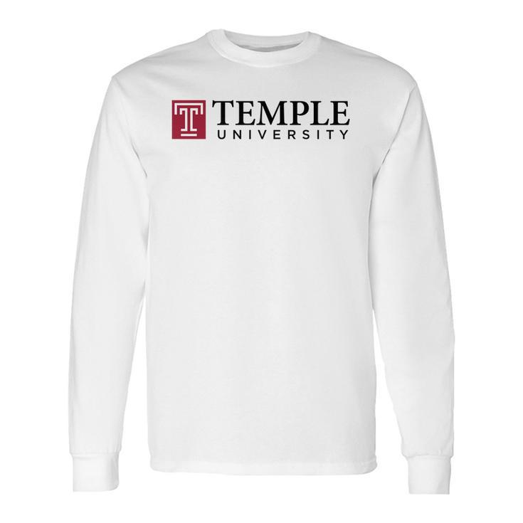 Simple Logo Temple University 2020 Long Sleeve T-Shirt