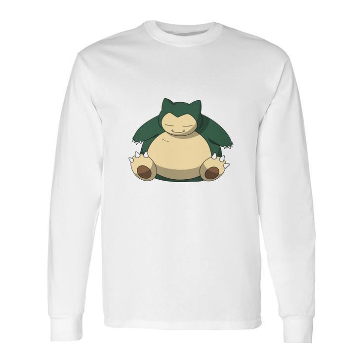 Sleeping In Snorlax Long Sleeve T-Shirt