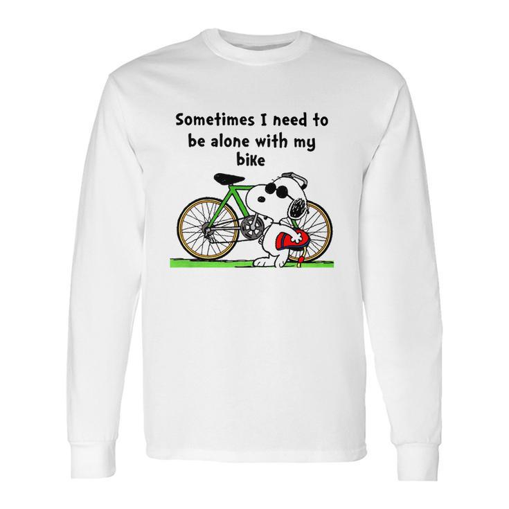 Snoopy Bike Long Sleeve T-Shirt