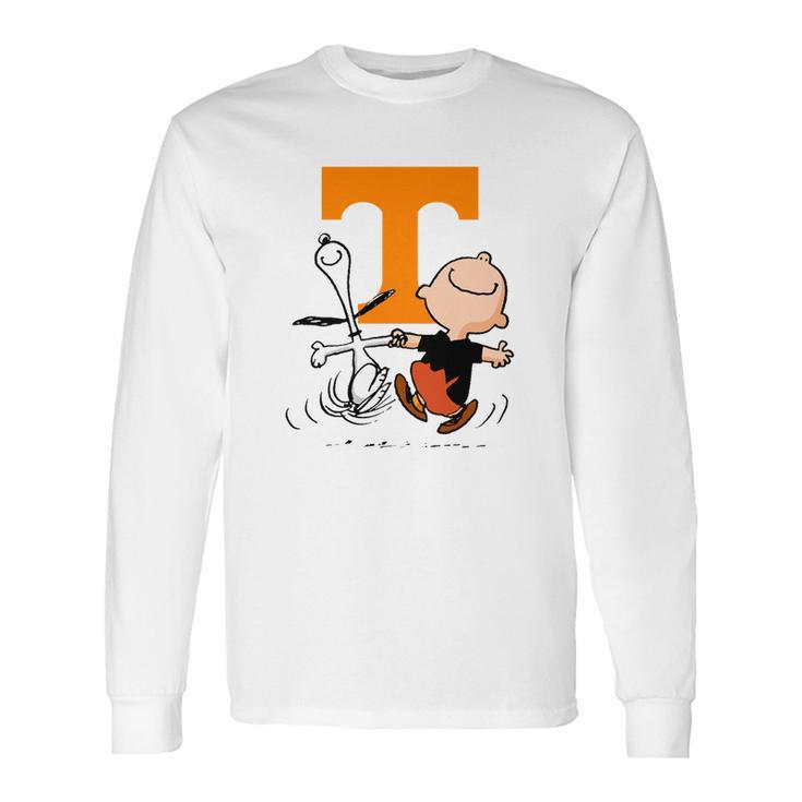 Snoopy Tennessee Volunteers Fans Long Sleeve T-Shirt