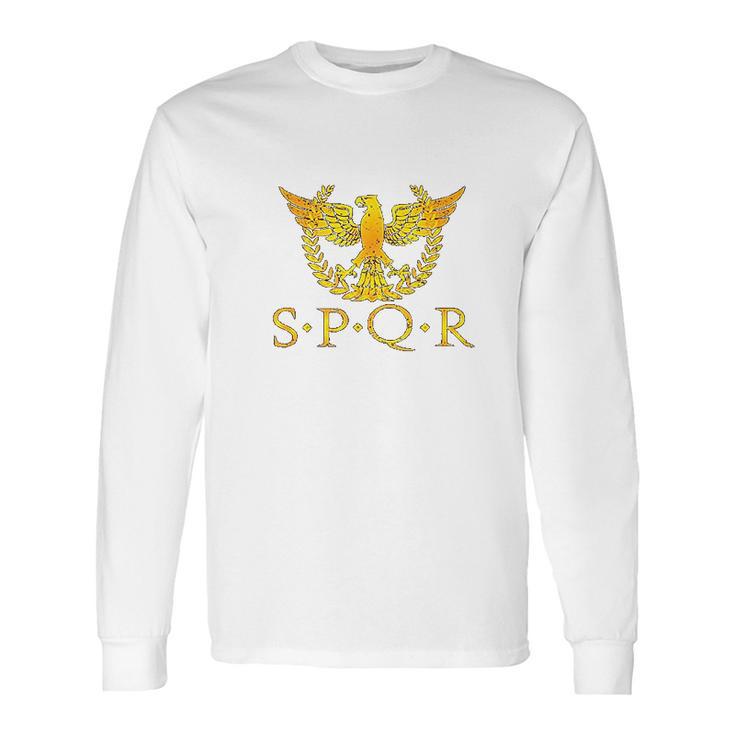 Spqr Senatus Populusque Romanus Long Sleeve T-Shirt