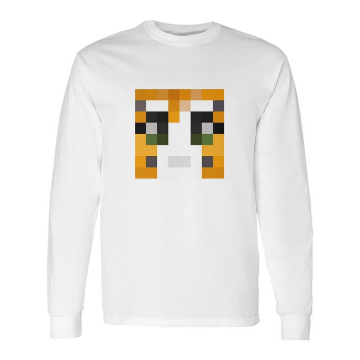 Stampy Minecraft Skin Long Sleeve T-Shirt