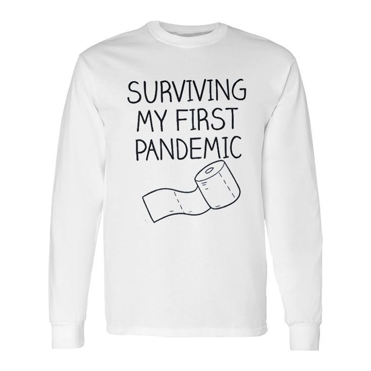 Surving My First Social Distancing Long Sleeve T-Shirt