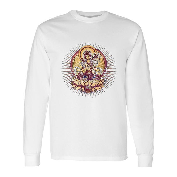 Tara Tibet Buddhismus Lotus Meditation Yoga Om Spirituality Long Sleeve T-Shirt