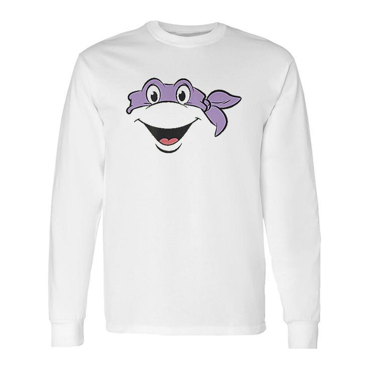 Teenage Mutant Ninja Turtles Donatello Big Face Long Sleeve T-Shirt