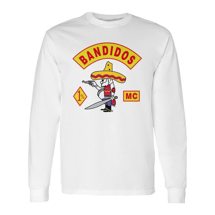 Top Selling - Bandidos Motorcycle Club - Mens T-Shirt Long Sleeve T-Shirt