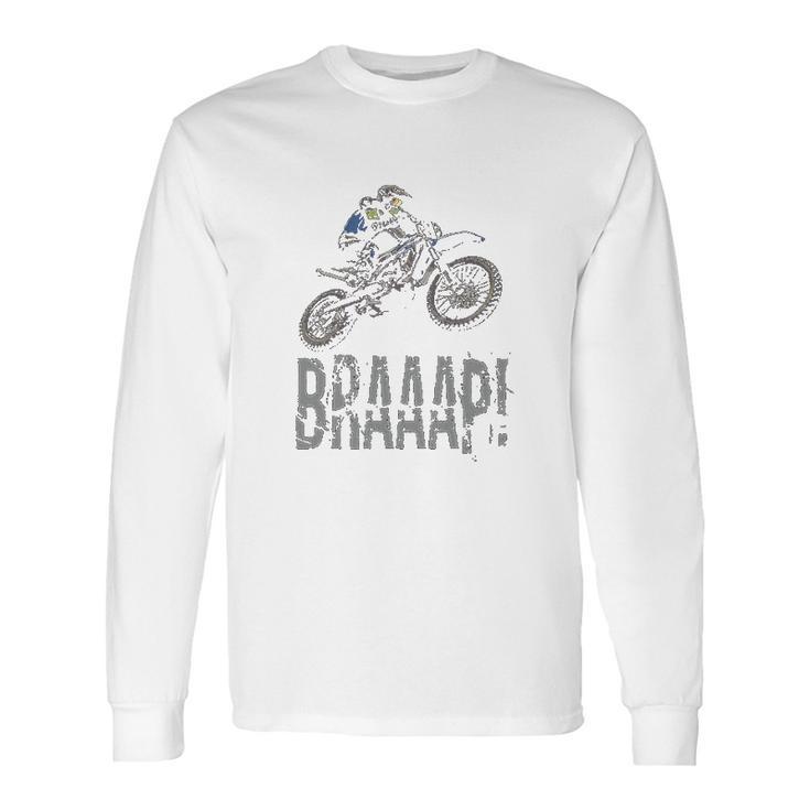 Trunk Candy  Motocross Braaap Long Sleeve T-Shirt