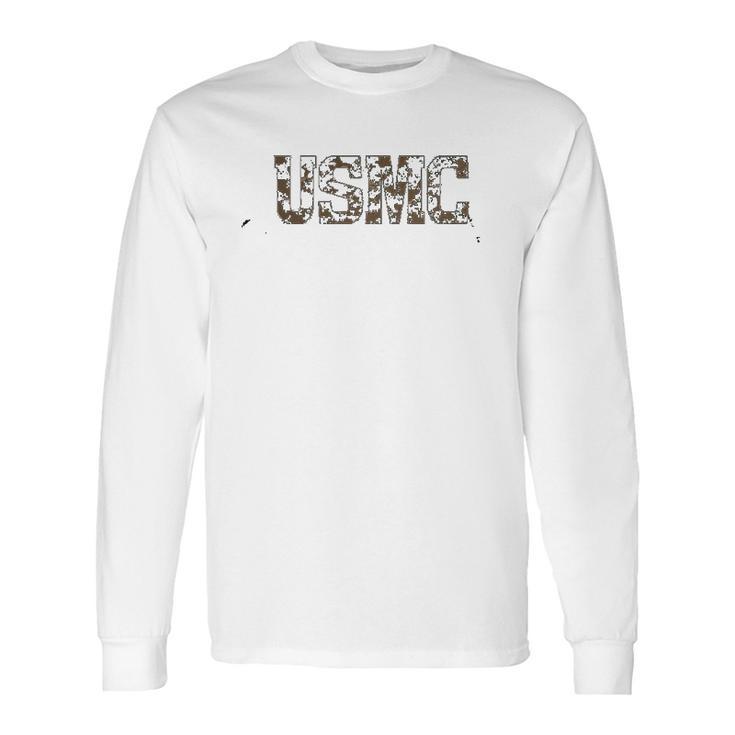 Us Marine Corps Usmc Long Sleeve T-Shirt