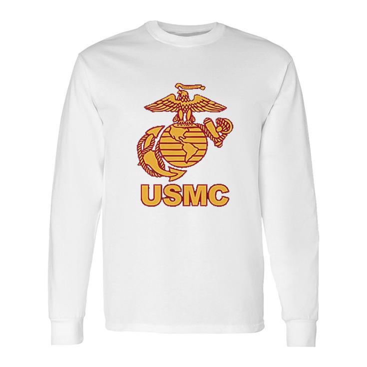 Us Marines Usmc Eagle Graphic Long Sleeve T-Shirt