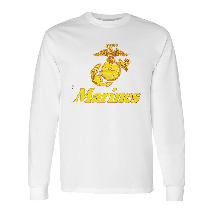 Usmc Marines Red Long Sleeve T-Shirt