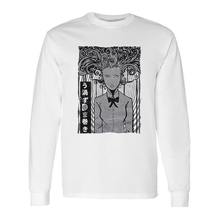 Uzumaki Spiral Cult Junji Ito Horror Long Sleeve T-Shirt