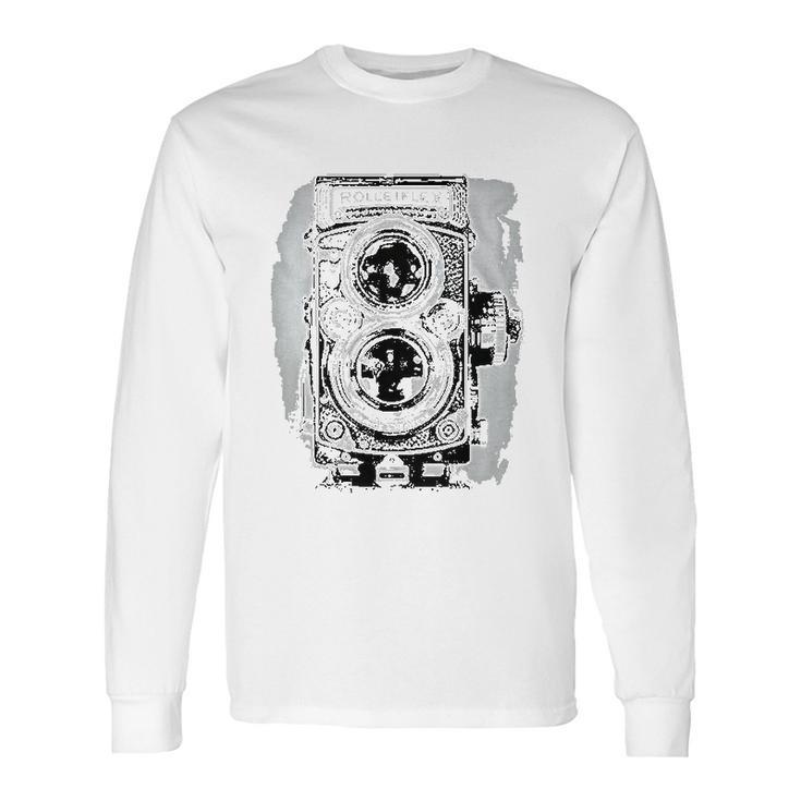 Vintage Camera Photography Mechanical Film Darkroom Long Sleeve T-Shirt